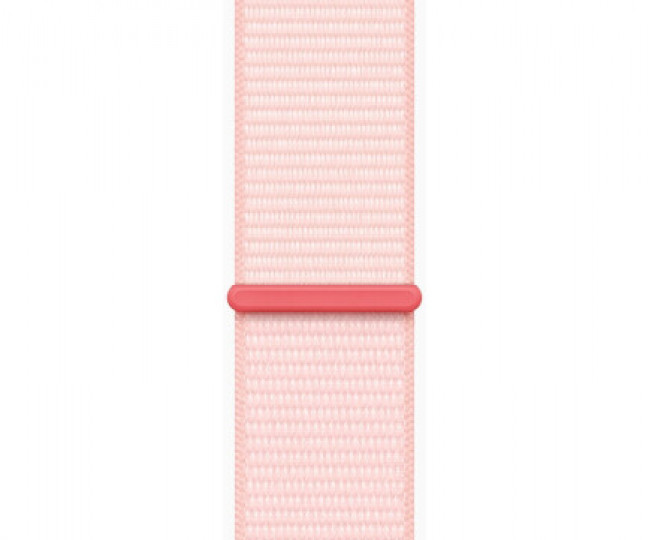 Apple Watch Series 9 GPS 45mm Pink Aluminum Case with Light Pink Sport Loop (MR9J3)